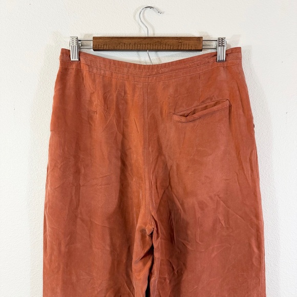 Peruvian Connection Paprika Margot Pants Size 4 Wide Leg Drawstring Soft Luxe - Picture 13 of 14